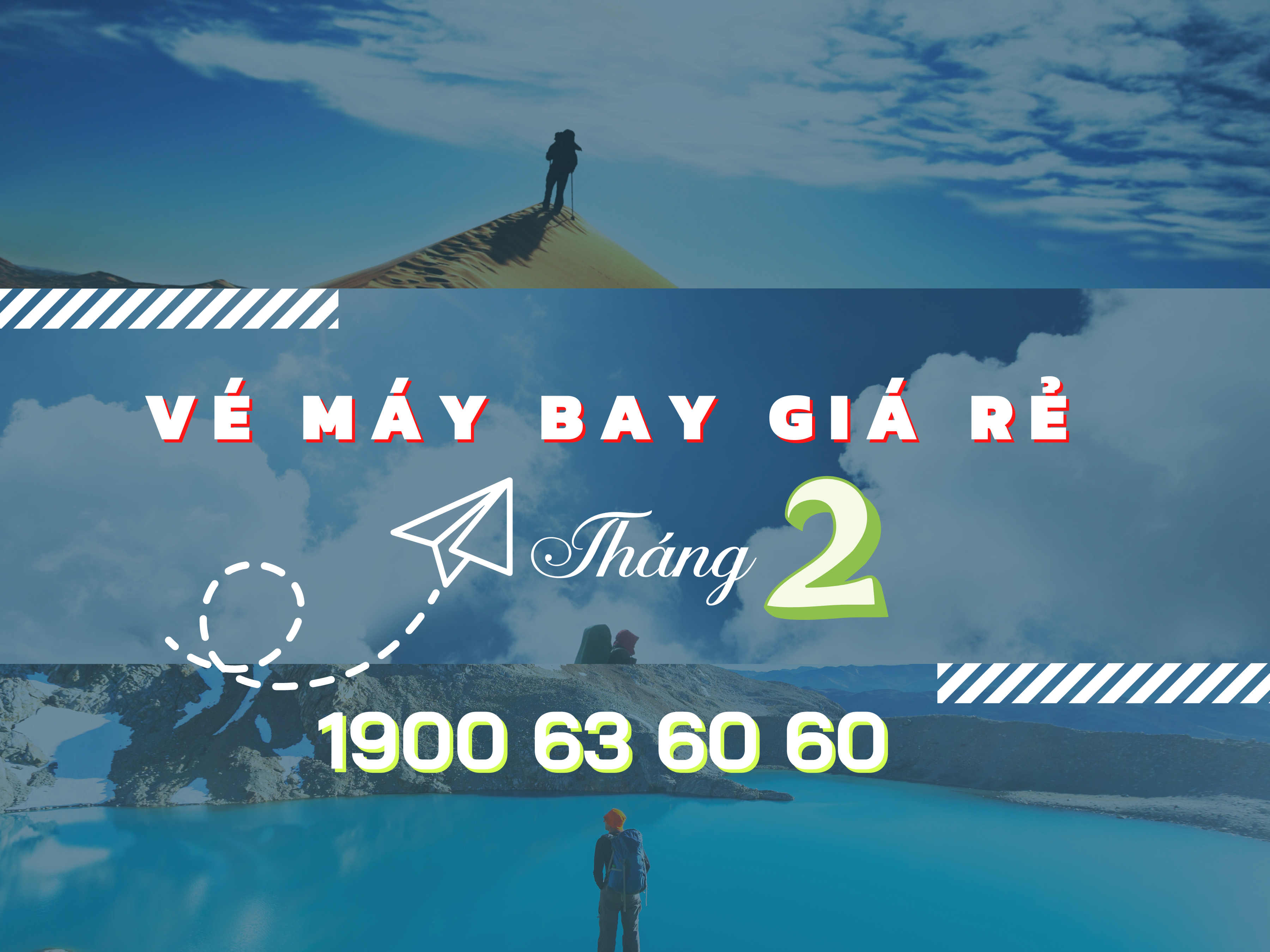Vé máy bay giá rẻ tháng 2