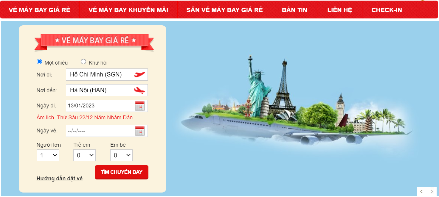 Săn vé máy bay giá tháng 5 tại vemaybaynamphuong.net