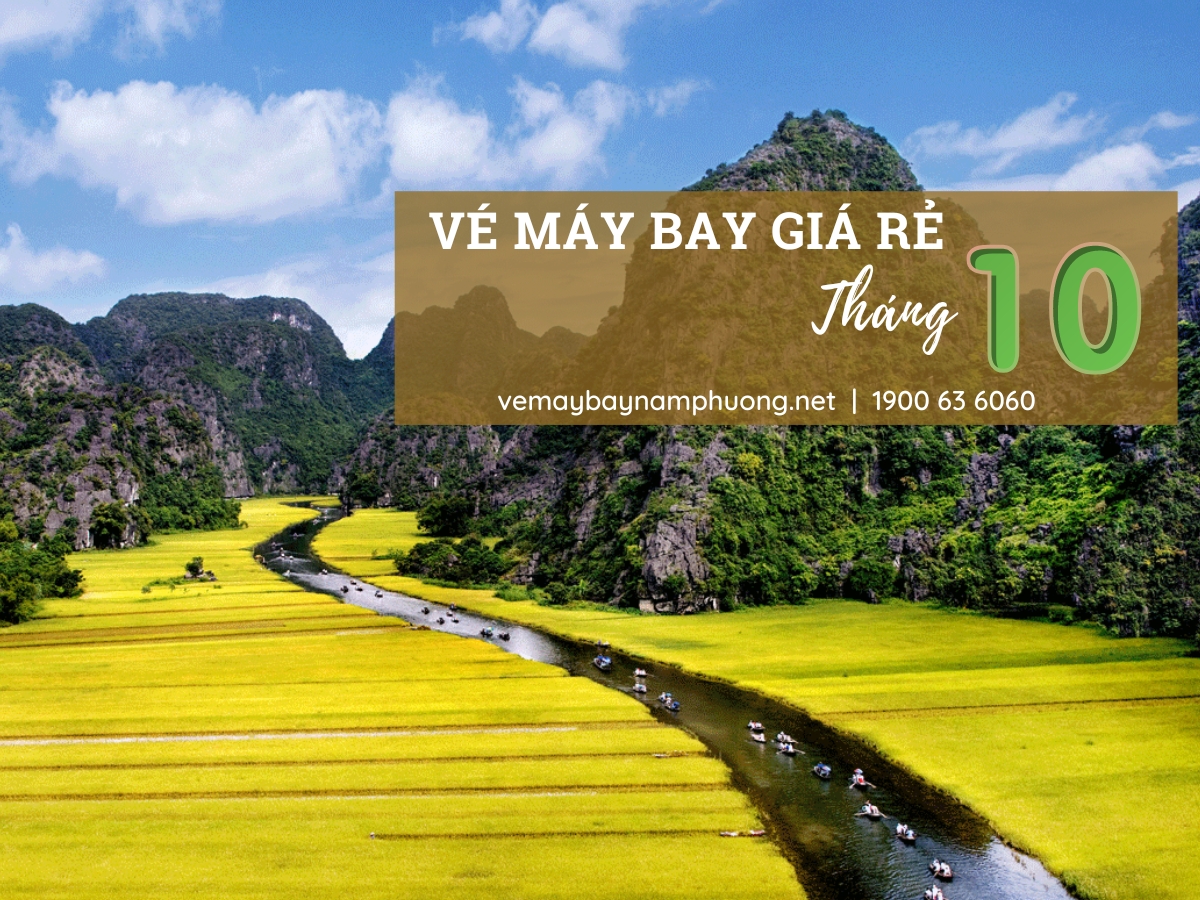 Vé máy bay giá rẻ tháng 10